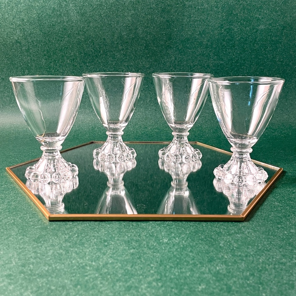 Vintage Anchor Hocking Berwick-Boopie LIQUOR COCKTAIL GLASSES Set of 4